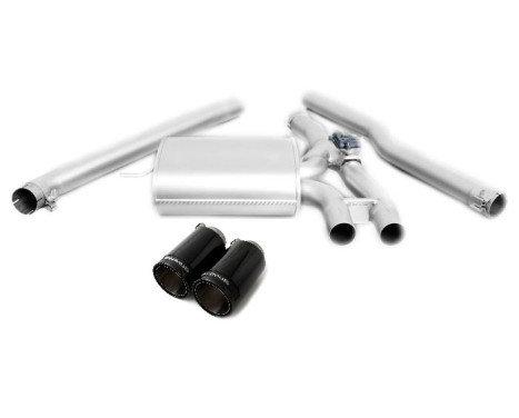 Remus exhaust suitable for (cat-back) suitable for Mini Cooper S (JCW) F56/F57 - Black Chrome