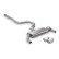 Remus exhaust suitable for cat-back system Hyundai i30 N Performance - Chrome