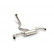 Remus exhaust suitable for (GPF-back) Toyota Yaris GR (G16E) 1.6 Turbo - Black Chrome, Thumbnail 2