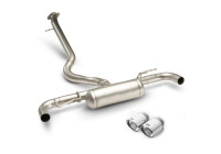 Remus exhaust suitable for (GPF-back) Toyota Yaris GR (G16E) 1.6 Turbo - Chrome 102mm
