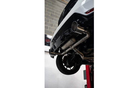 Remus exhaust suitable for (GPF-back) Toyota Yaris GR (G16E) 1.6 Turbo - Chrome 115mm, Image 5