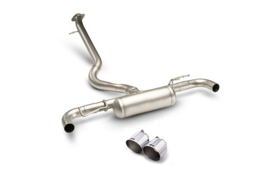 Remus exhaust suitable for (GPF-back) Toyota Yaris GR (G16E) 1.6 Turbo - Chrome 115mm