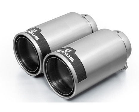 Remus exhaust suitable for L+R BMW M140i(X) / M240i(X) Silver Carbon, Image 5
