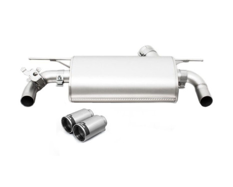 Remus exhaust suitable for L+R BMW M140i(X) / M240i(X) Silver Carbon