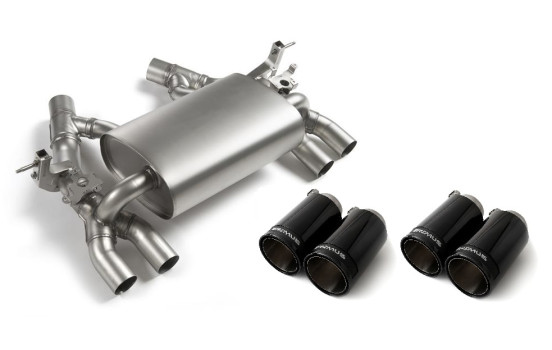 Remus exhaust suitable for L+R BMW M3/M4 (type F80, F82) - Black Chrome