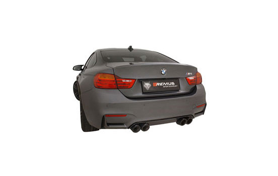 Remus exhaust suitable for L+R BMW M3/M4 (type F80,F82) - Silver / Carbon, Image 3