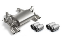 Remus exhaust suitable for L+R BMW M3/M4 (type F80,F82) - Silver / Carbon