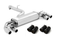 Remus exhaust suitable for L+R Volkswagen Golf VII R (facelift 2017+) - Black Chrome
