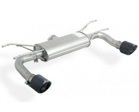 Remus exhaust suitable for left and right Fiat 124 Spider 1.4 turbo 'Carbon', Image 2