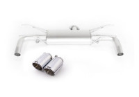 Remus exhaust suitable for left and right Fiat 124 Spider 1.4 turbo 'Chrome'