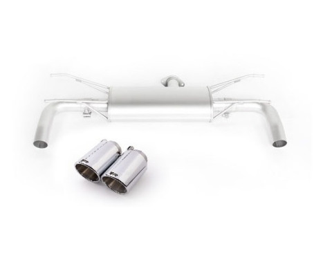 Remus exhaust suitable for left and right Fiat 124 Spider 1.4 turbo 'Chrome'