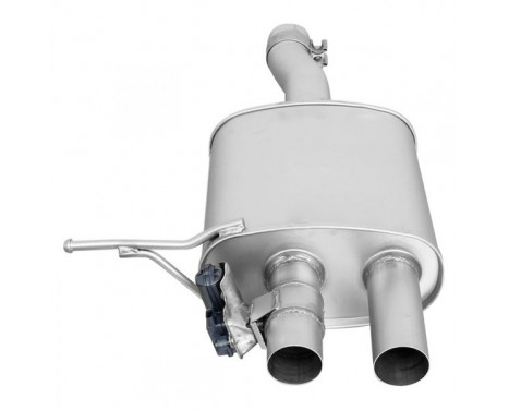 Remus exhaust suitable for Mini Cooper S F56 3-door 2014-2018 - Chrome / Angled, Image 2