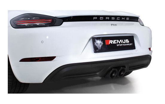 Remus exhaust suitable for Porsche Boxster/Cayman (718) from 2016 - Carbon, Image 7