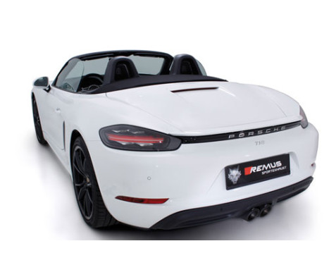 Remus exhaust suitable for Porsche Boxster/Cayman (718) from 2016 - Chrome Sharp, Image 4