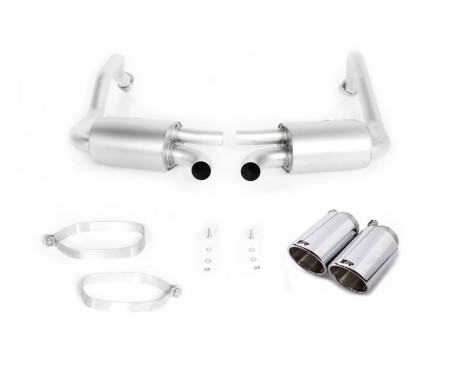 Remus exhaust suitable for Porsche Boxster/Cayman (718) from 2016 - Chrome