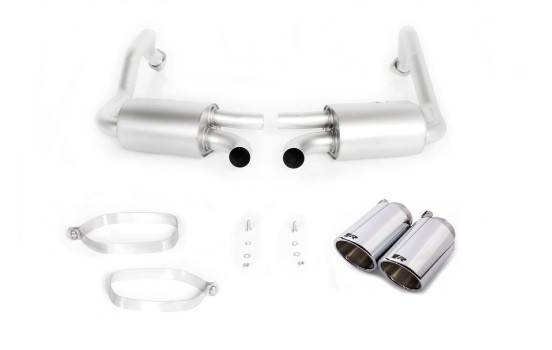Remus exhaust suitable for Porsche Boxster/Cayman (718) from 2016 - Chrome