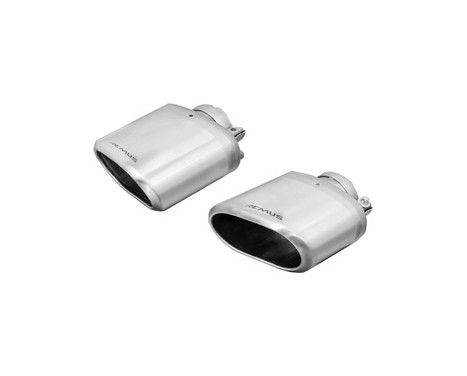 Remus exhaust suitable for Seat Leon Cupra from 2017 - Silver Oval, Image 3
