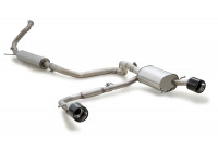 Remus exhaust suitable for Suzuki Swift 2017+ (BlackChrome)