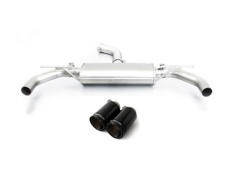 Remus exhaust suitable for Volkswagen Golf GTI from 2017 - Black Chrome