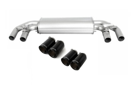 Remus exhaust suitable for Volkswagen Golf VII R - Black Chrome