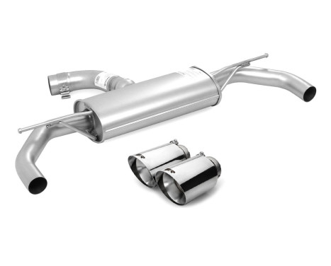 Remus exhaust suitable for Volkswagen Golf VII / Seat Leon 2.0 TSi - Chrome Angled