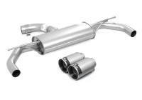 Remus exhaust suitable for Volkswagen Golf VII / Seat Leon 2.0 TSi - Silver / Carbon