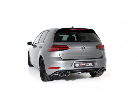 Remus Sport Exhaust L+R Volkswagen Golf VII R (facelift 2017+) - Chrome / Angled, Image 5