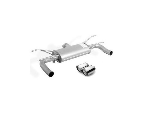Remus Sport Exhaust suitable for L+R Fiat 124 Spider 1.4 turbo 'Chrome Sharp'