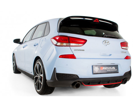 Remus Sports exhaust cat-back system Hyundai i30 N Performance - Chrome Angled, Image 3