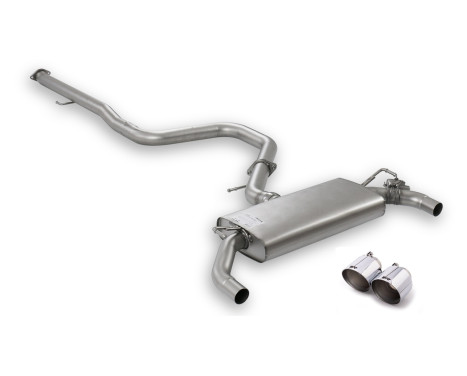 Remus Sports exhaust cat-back system Hyundai i30 N Performance - Chrome Angled