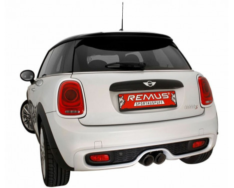 Remus Sports Exhaust Mini Cooper S F56 3-drs 2014-2018 - Chrome / Angled, Image 3