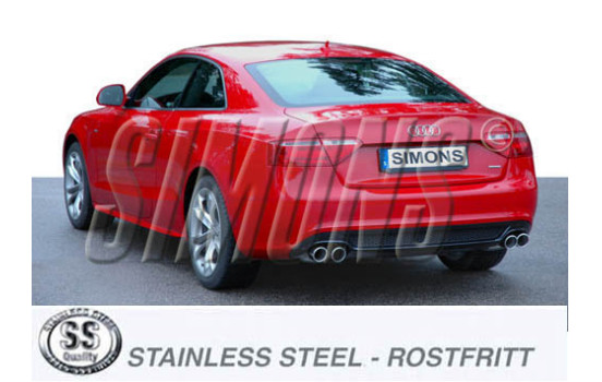 Simons exhaust suitable for Audi A4/A5 2006-, Image 3
