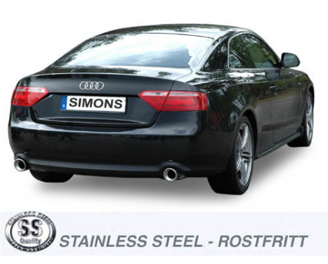 Simons exhaust suitable for Audi A4 avant/sedan/allroad 2008- 2.0 TDi, Image 2