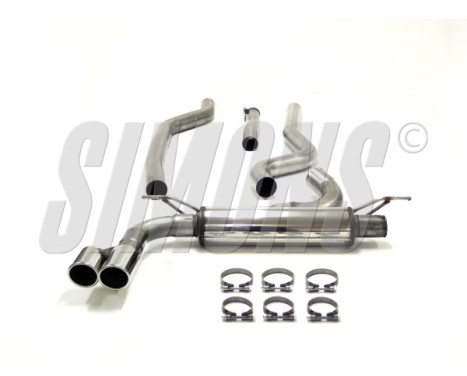 Simons exhaust suitable for BMW 318D/320D GT (F34) -2016