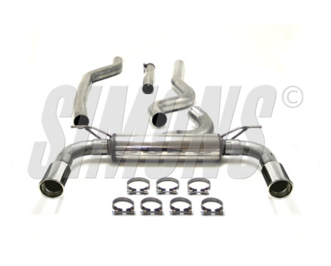 Simons exhaust suitable for BMW 318D/320D GT (F34) -2016