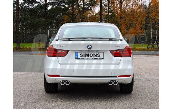 Simons exhaust suitable for BMW 318D/320D GT (F34) -2016, Image 2