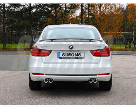 Simons exhaust suitable for BMW 320i GT (F34) -2016, Image 2