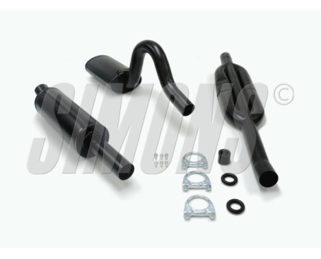 Simons exhaust suitable for Opel Ascona/Manta Type B 1975-1990
