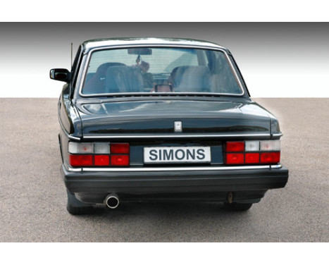 Simons exhaust suitable for Volvo 240 series Turbo without catalytic converter, Image 2