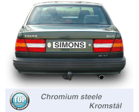 Simons exhaust suitable for Volvo 740/760 Turbo with catalytic converter, Image 2