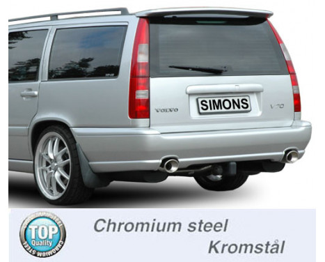 Simons exhaust suitable for Volvo 850/V70 Turbo 4x4, Image 2