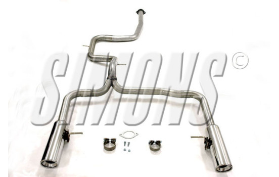 Simons exhaust suitable for Volvo V70 2WD 2007-