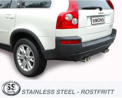 Simons exhaust suitable for Volvo XC90 2.5T/T6/D5, Image 2