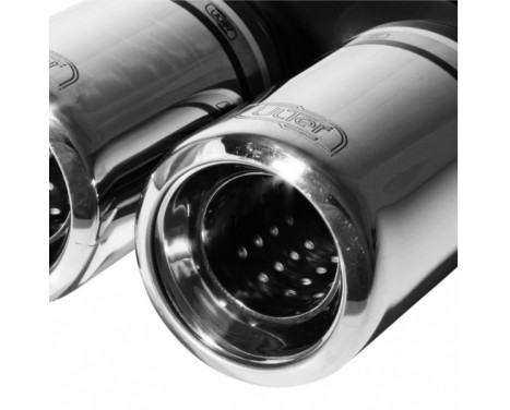 Sports exhaust Toyota IQ 1.0i 50kW 2009- 2x 80mm