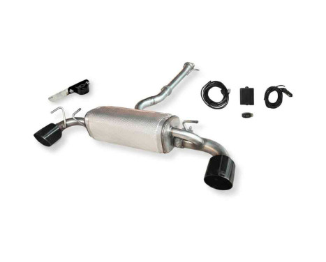 Ulter Sport Dual Stainless Steel Sport Exhaust suitable for Toyota GR Yaris Mk2 2024- 206kW 2x115mm Black Stainless Stee