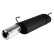 Ulter Sport exhaust suitable for Peugeot 206 HB 1.1i 44kW/1.4i 55kW/1.6i 55kW 1998-2003 100mm - Bull