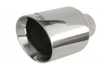 Exhaust Tip Round / Oblique SS - Diameter 114mm - 8 inches / Inlet Dia. 38 - 60mm Simoni Racing