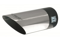 Simoni Racing Exhaust Tip Round/Slanted Stainless Steel - Diameter 60mm - Length 175mm - Mounting 35-60 mm