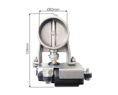 Simoni Racing Universal Exhaust Control Valve System 8 - Ã˜63mm - with switch, cable set, 90Â°-bo