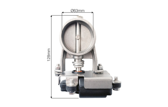 Simoni Racing Universal Exhaust Control Valve System 8 - Ã˜63mm - with switch, cable set, 90Â°-bo
